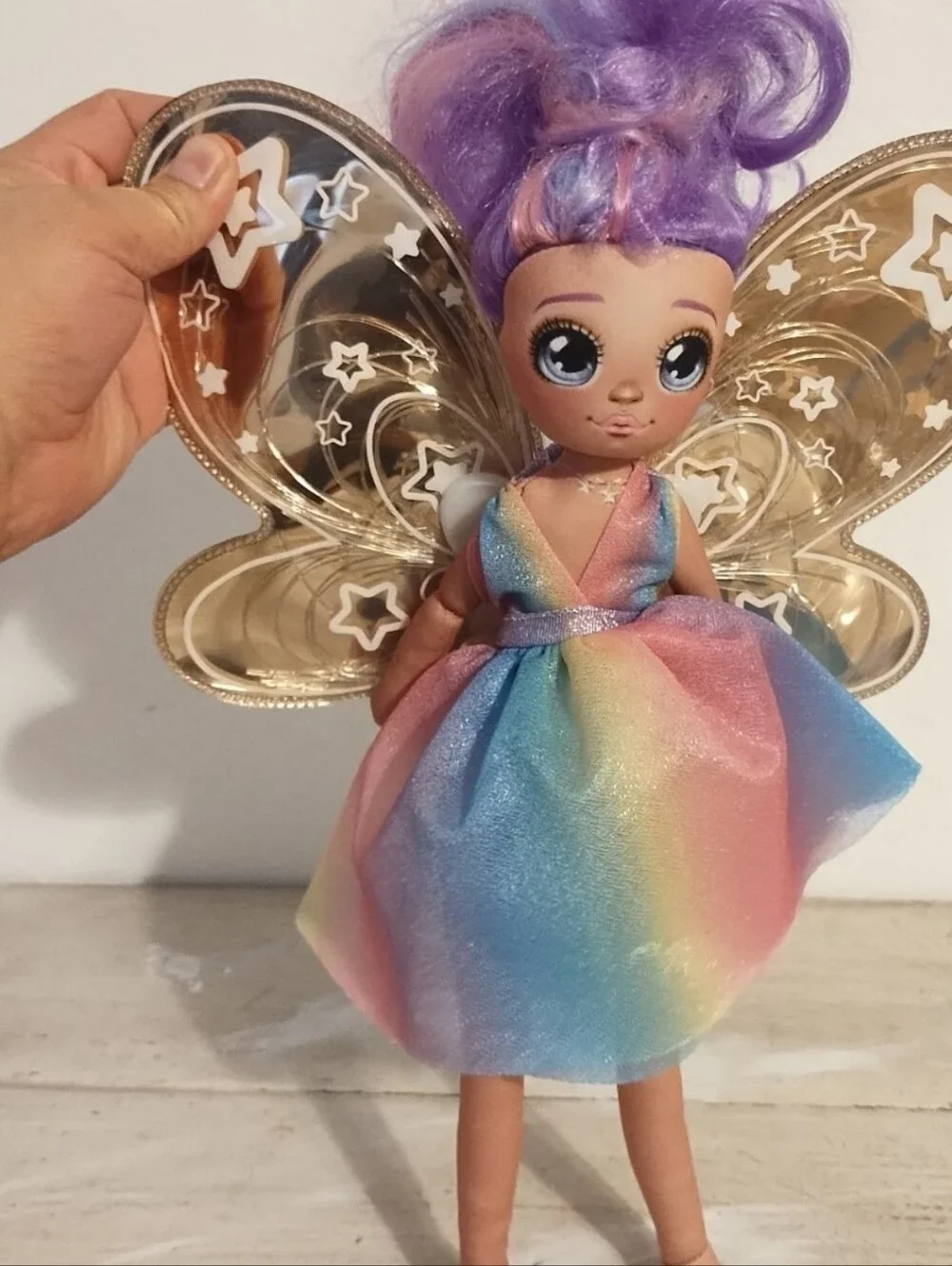 Dream Bright Stella Dream Seekers no Light Up doll fairy Glow Wings